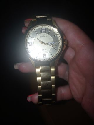 Reloj hombre chapado en oro