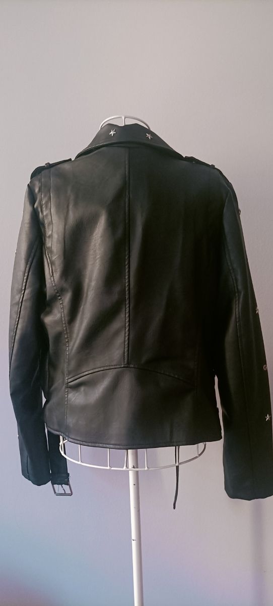 Chiodo nero modello bikers