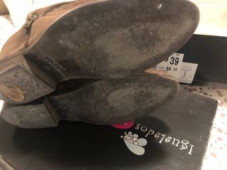 Botines de piel T39