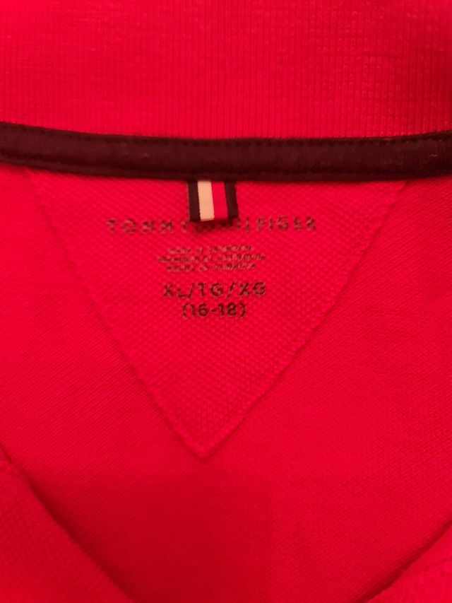 Polo Tommy Hilfiger fusia
