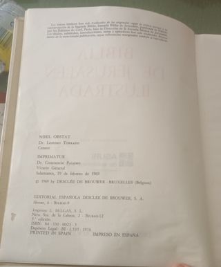 BIBLIA DE JERUSALÉN