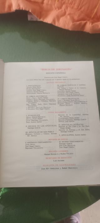 BIBLIA DE JERUSALÉN