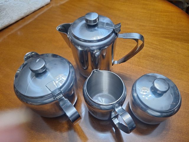 Servicio de café de acero inoxidable