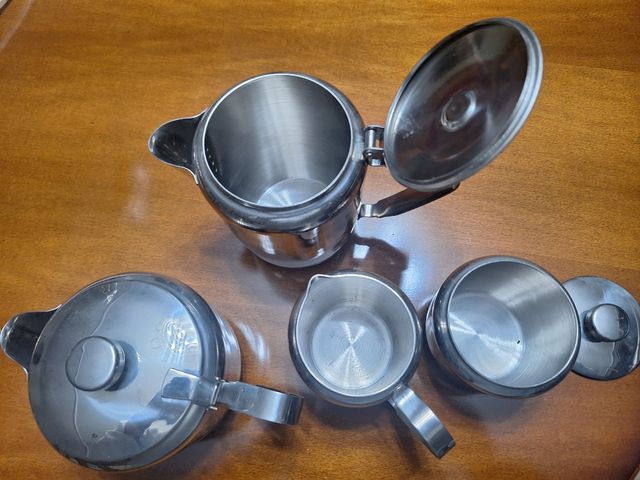 Servicio de café de acero inoxidable