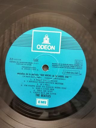 LP 1969 🇪🇦 The Beatles A HARD DAY'S NIGHT