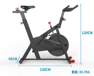 Bicicleta Indoor Domyos Biking 100 — como nueva
