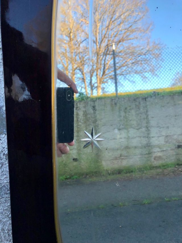 espejo con detalle vintaje