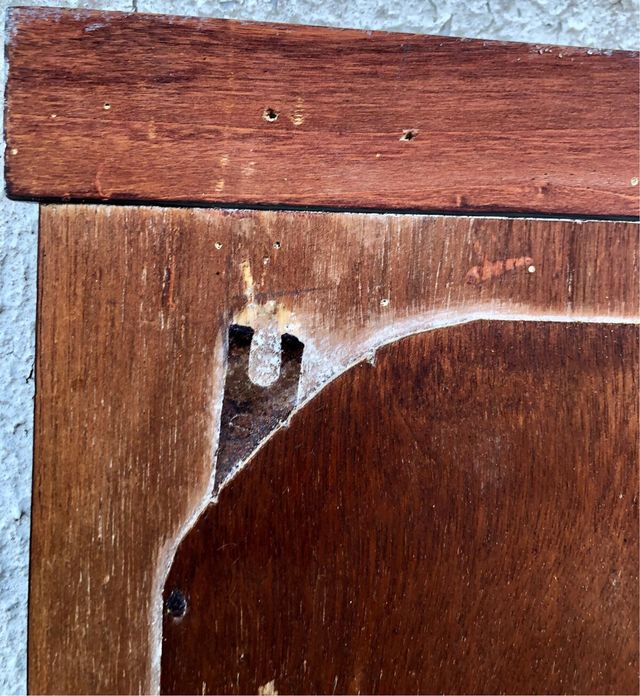 espejo con detalle vintaje