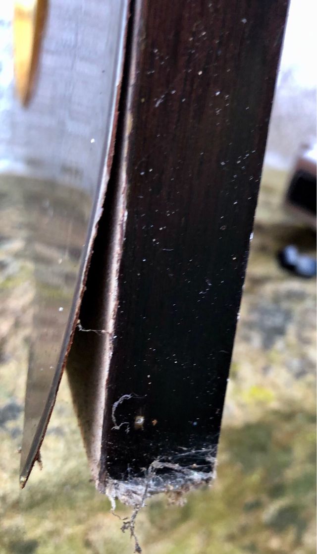 espejo con detalle vintaje