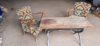 Sillones y mesa vintage