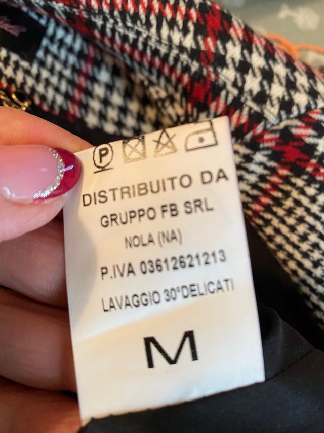 giacca a quadri doppio petto