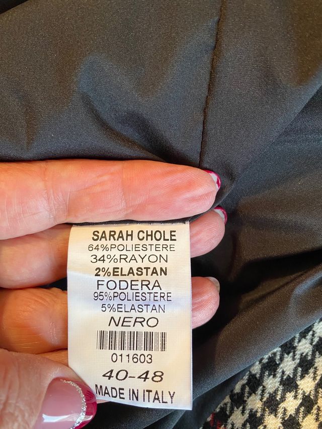 giacca a quadri doppio petto