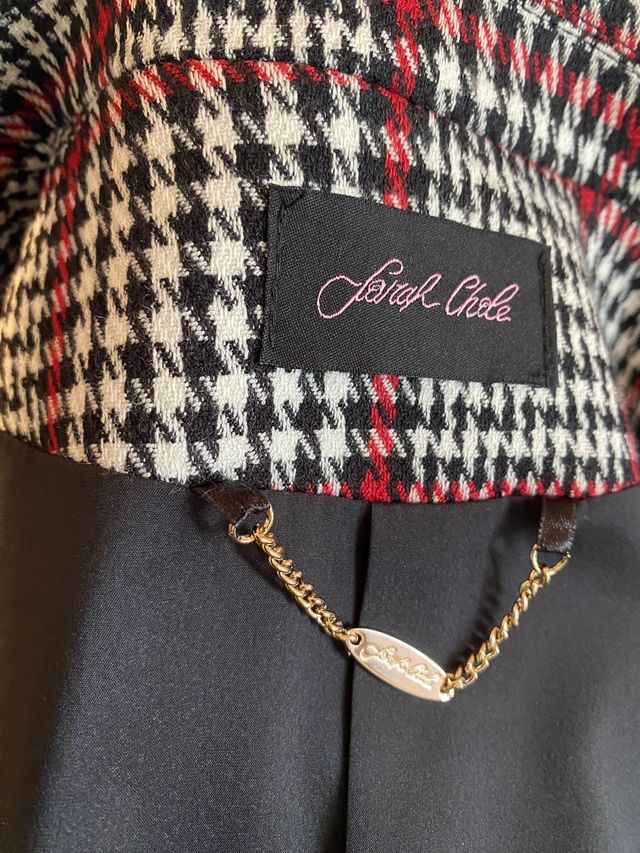 giacca a quadri doppio petto