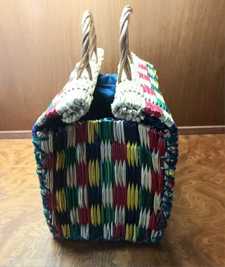 Bolso  con colgante de sargadelos