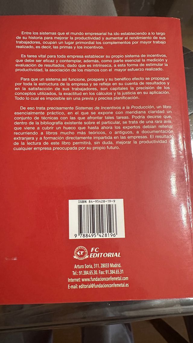 Sistemas de incentivos a la produccion
