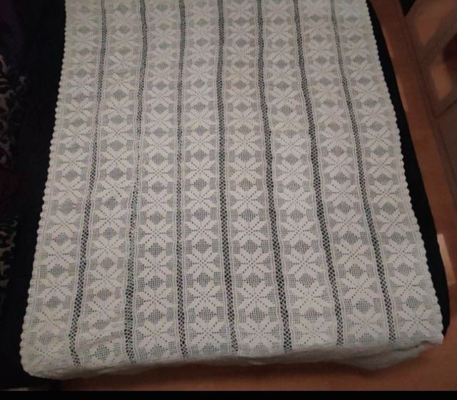 Tapete ganchillo hecho a mano