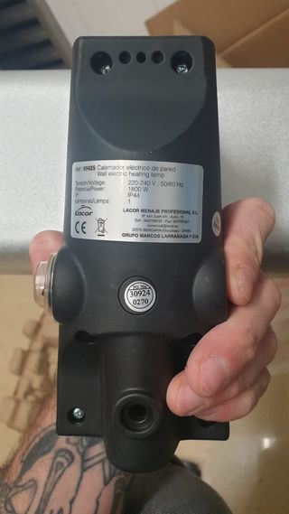 2 Calentadores eléctricos terraza