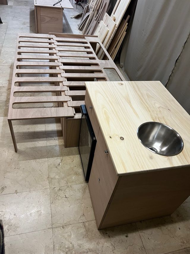 Mueble camper “Pack de 3 muebles”