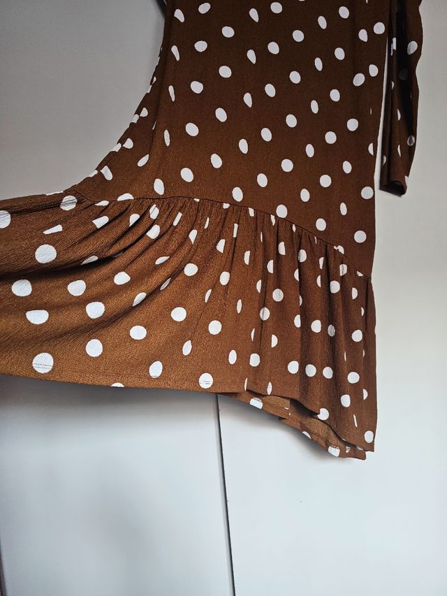 Vestido lunares Zara L