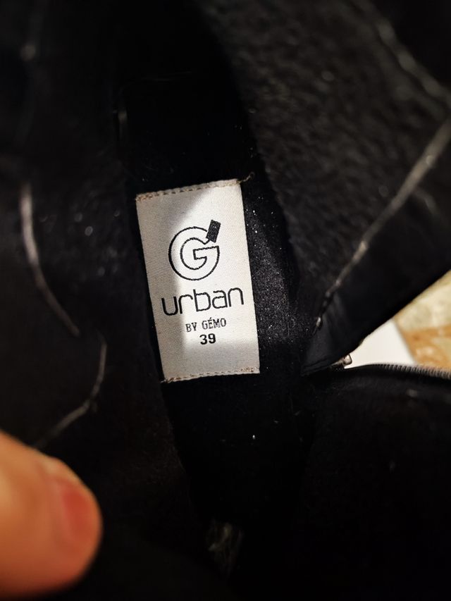 Botines tacón urban talla 39