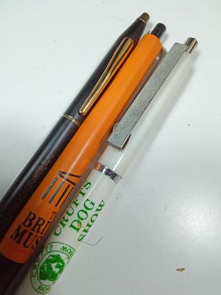 Bolígrafos publicitarios antiguos