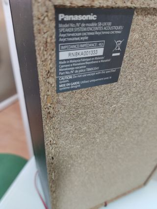 Vendo Minicadena Panasonic . Zona La Roca.