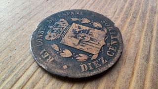 Moneda 10 Céntimos de 1878 - Alfonso XII