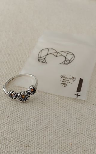 Anillo plata 1 ley margaritas Lepetitemarie