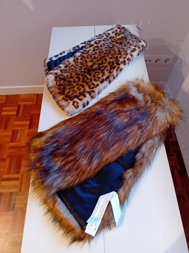 Cuellos piel cada uno 4€