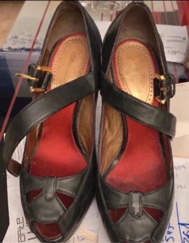 zapato tacon roberto cavalli talla 37