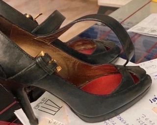 zapato tacon roberto cavalli talla 37