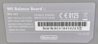 Wii Balance Board en su caja.