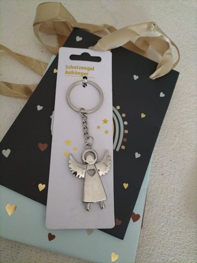 Llavero ángel corazón 