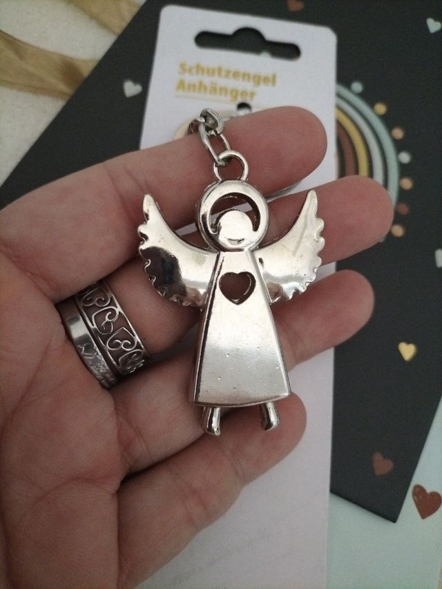 Llavero ángel corazón 