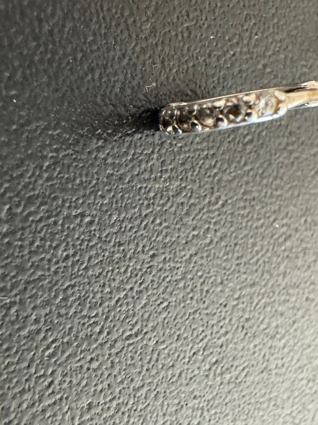 Piercing aro de plata y circonitas Vidal & Vidal