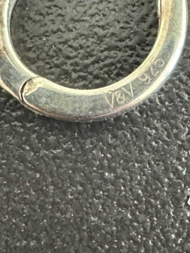 Piercing aro de plata y circonitas Vidal & Vidal