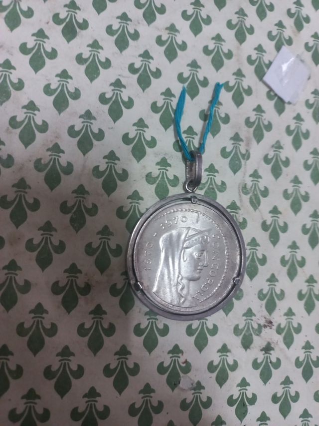 Ciondolo vera moneta da 1000 lire