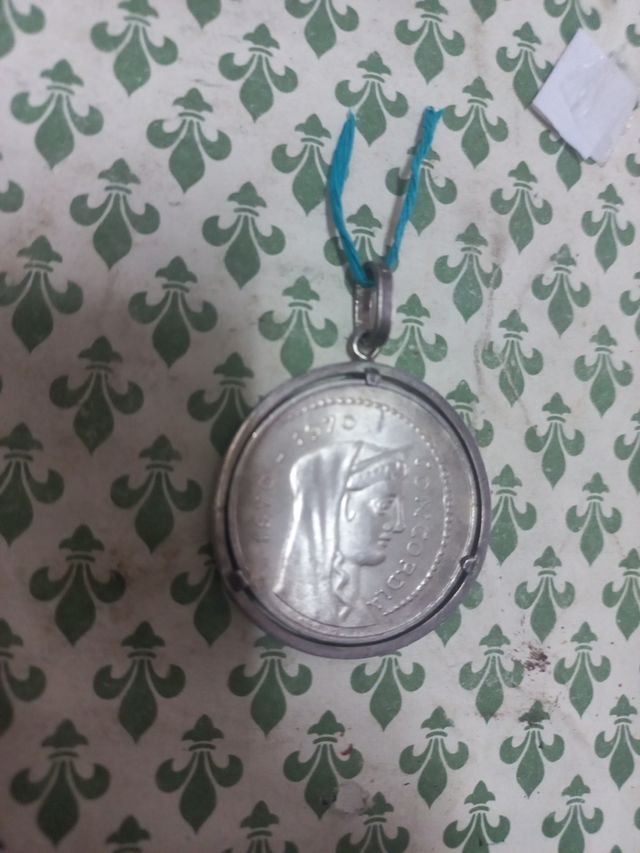 Ciondolo vera moneta da 1000 lire