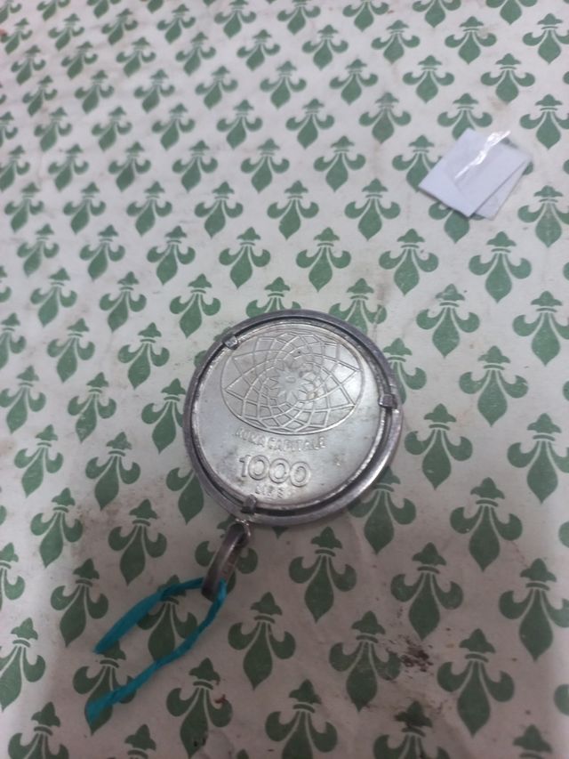 Ciondolo vera moneta da 1000 lire
