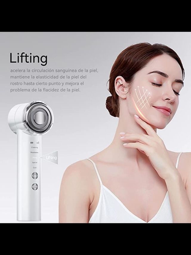 Masajeador facial limpieza y antiarrugas