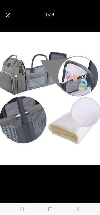 Mochila cuna plegable