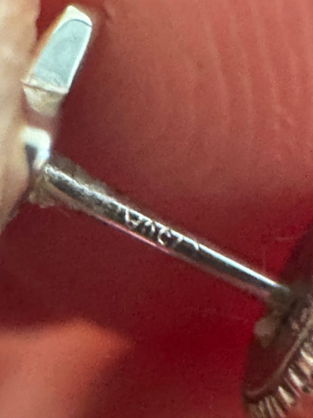 Piercing estrella oro blanco y circonitas