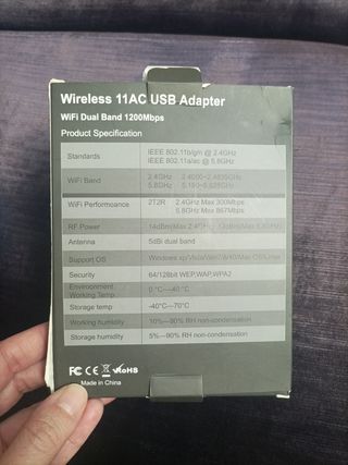 1200Mbps, 11ac Wireless Lan Card