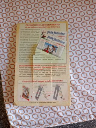 Calendario 2014 frate indovino