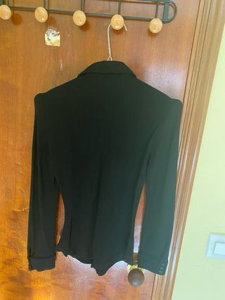 Camiseta de mujer negra de zara talla M