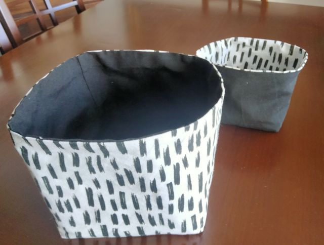 Cesta organizadora reversible