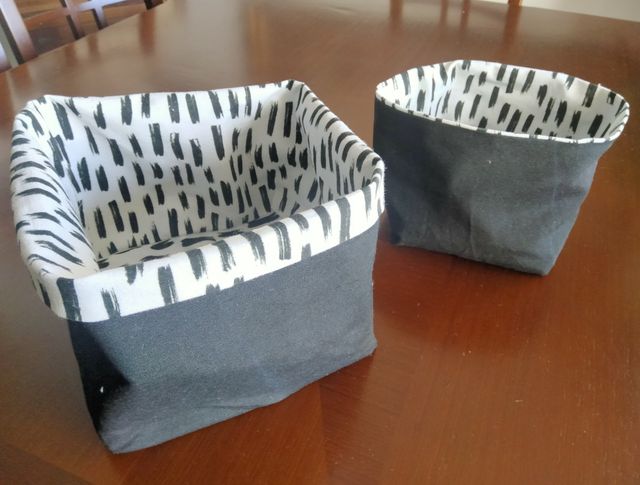 Cesta organizadora reversible