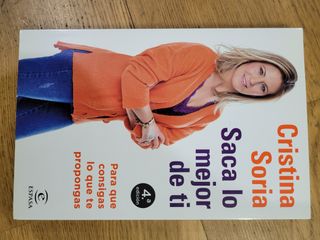 Libro cristina soria autoayuda saca lo mejor de ti