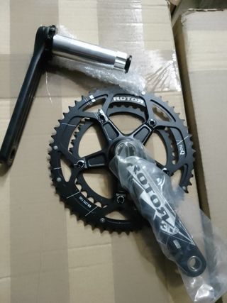 Guarnitura bici corsa nuova perno 30mm