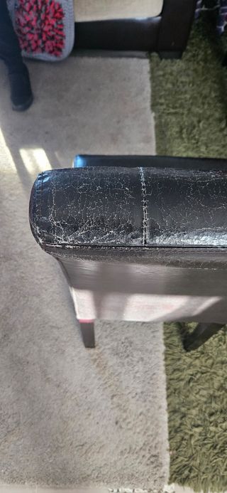 Conjunto de sillas de piel